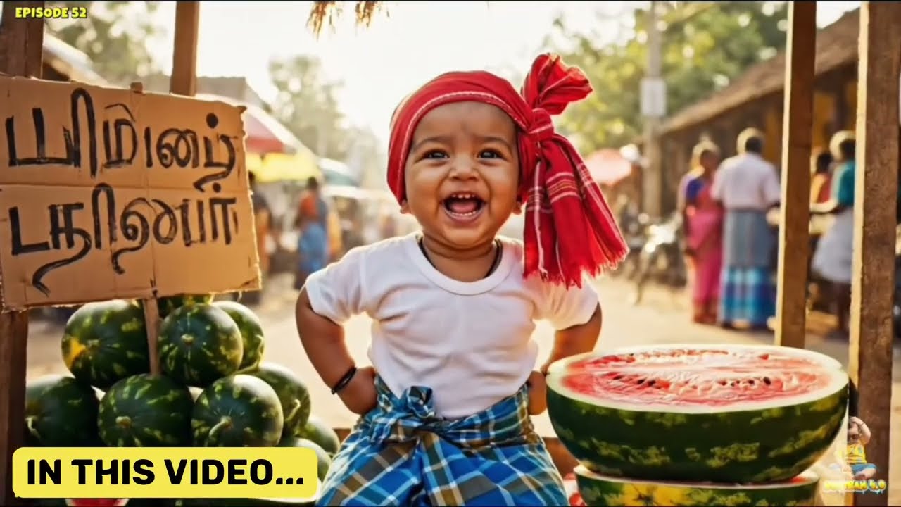 குட்டி குஞ்சன் தர்பூசணி கடை லூட்டிகள்! 🍉 தர்பூசணி வாங்கினால் இதுதான் கதி! 😂 | Tamil Comedy 
