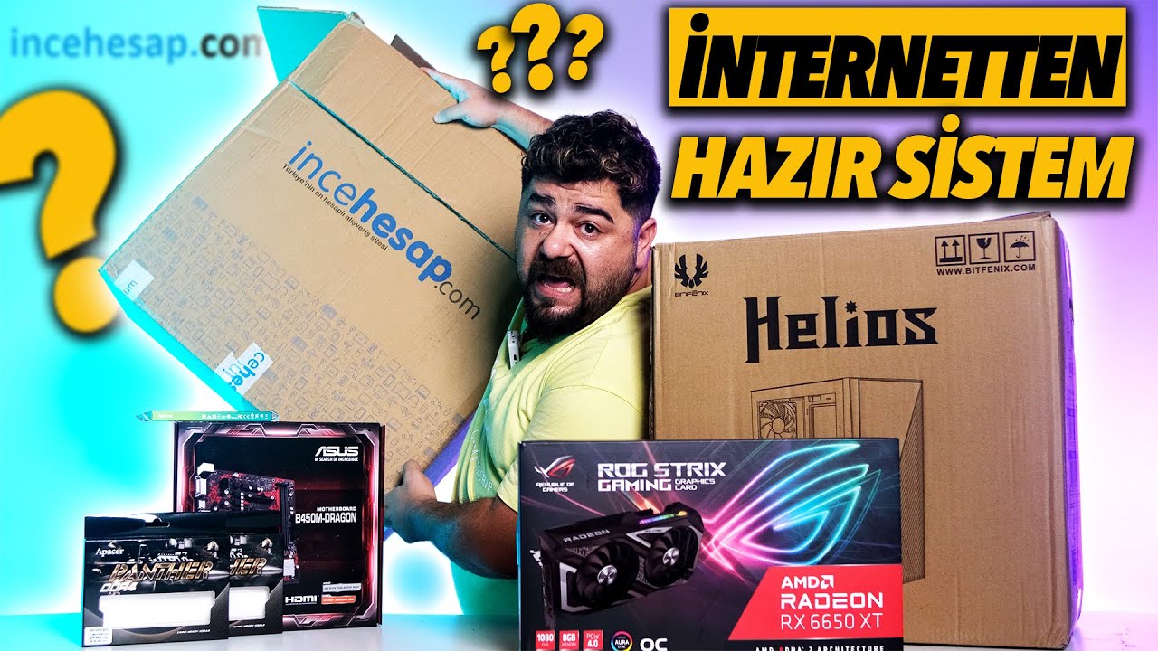 HAZIR SİSTEM ALDIM - ŞİMDİ NE YAPACAĞIM? - İncehesap Goliath Silver ASUS ROG RX6650XT PC İncelemesi
