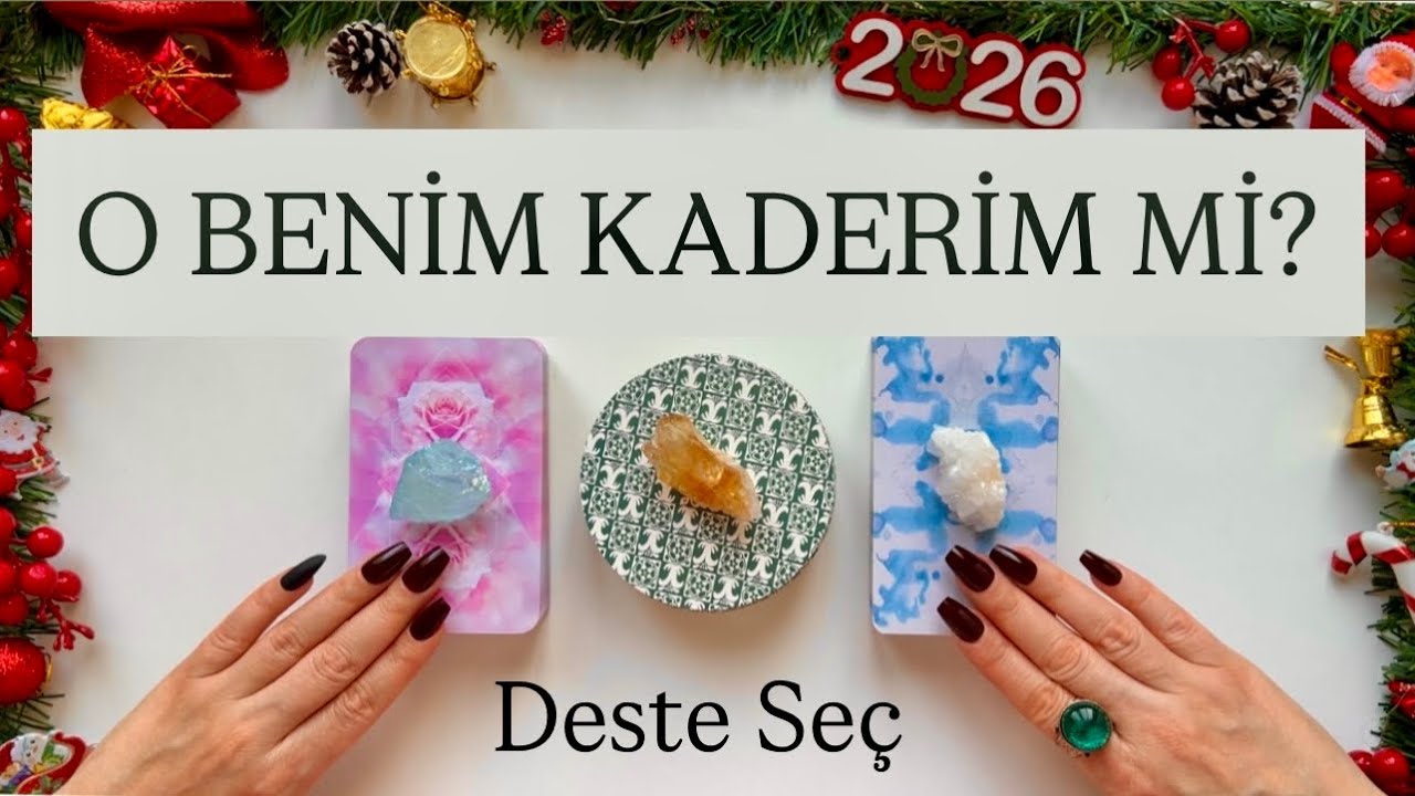 O BENİM KADERİM Mİ? 💫 Aklımdaki Kişiyle Yazgımız Bir mi? | Deste Seç Tarot Açılımı 💍