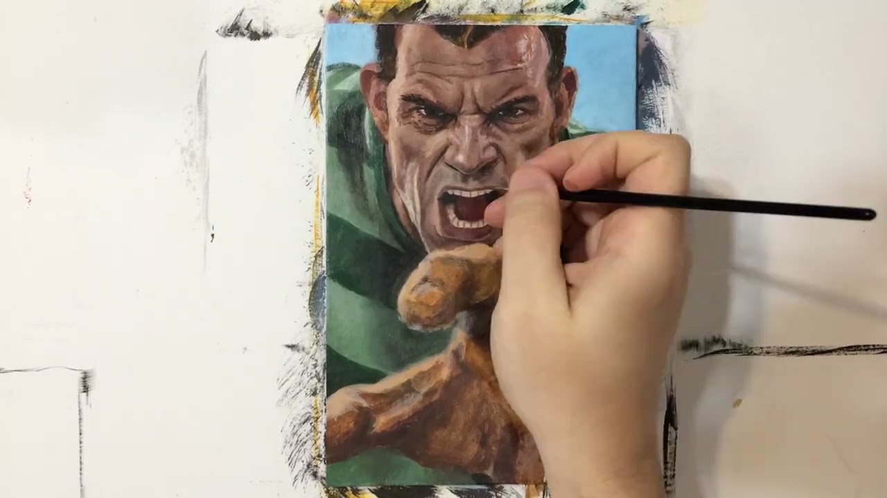 Sandman Painting Timelapse