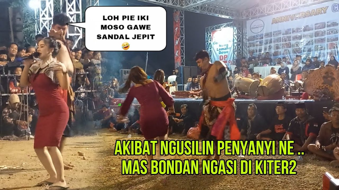 MAS BONDAN NGASI DI KITER PENYANYI , GARA2 PENYANYI KON GAWE SANDAL JEPIT 😅