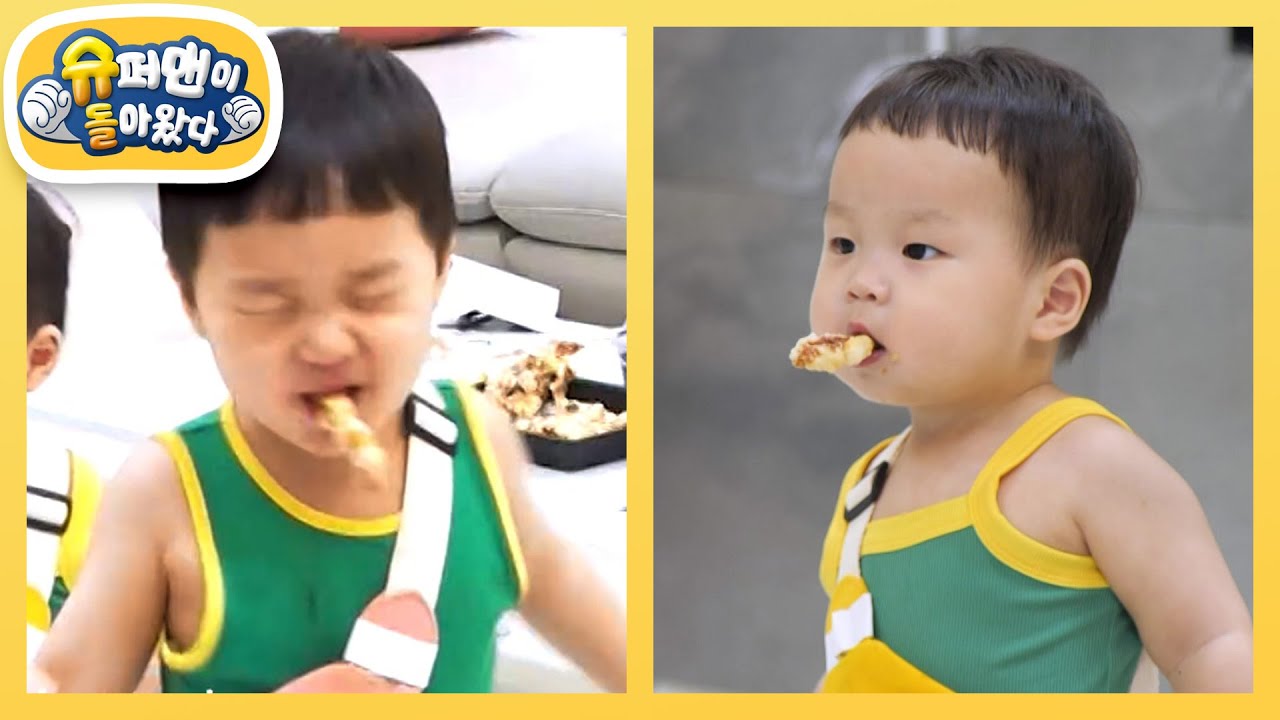 [김준호네] 유행 예감! 탕수육 쪽쪽이 물고 장난기 가득한 은우&hearts;정우 형제 [슈퍼맨이 돌아왔다/The Return of Superman] | KBS 241006 방송
