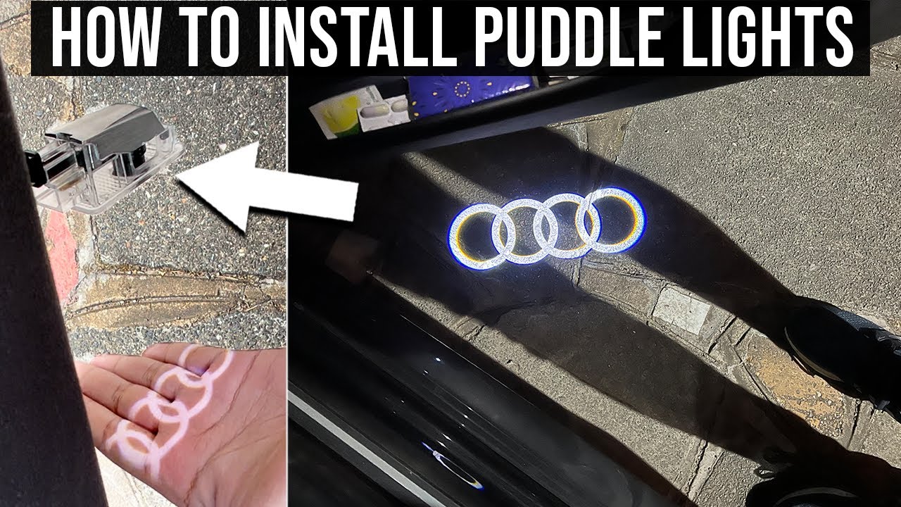 How To Install Courtesy / Door Puddle Lights on ANY CAR [EASY TUTORIAL] AUDI TT MK3 TTS