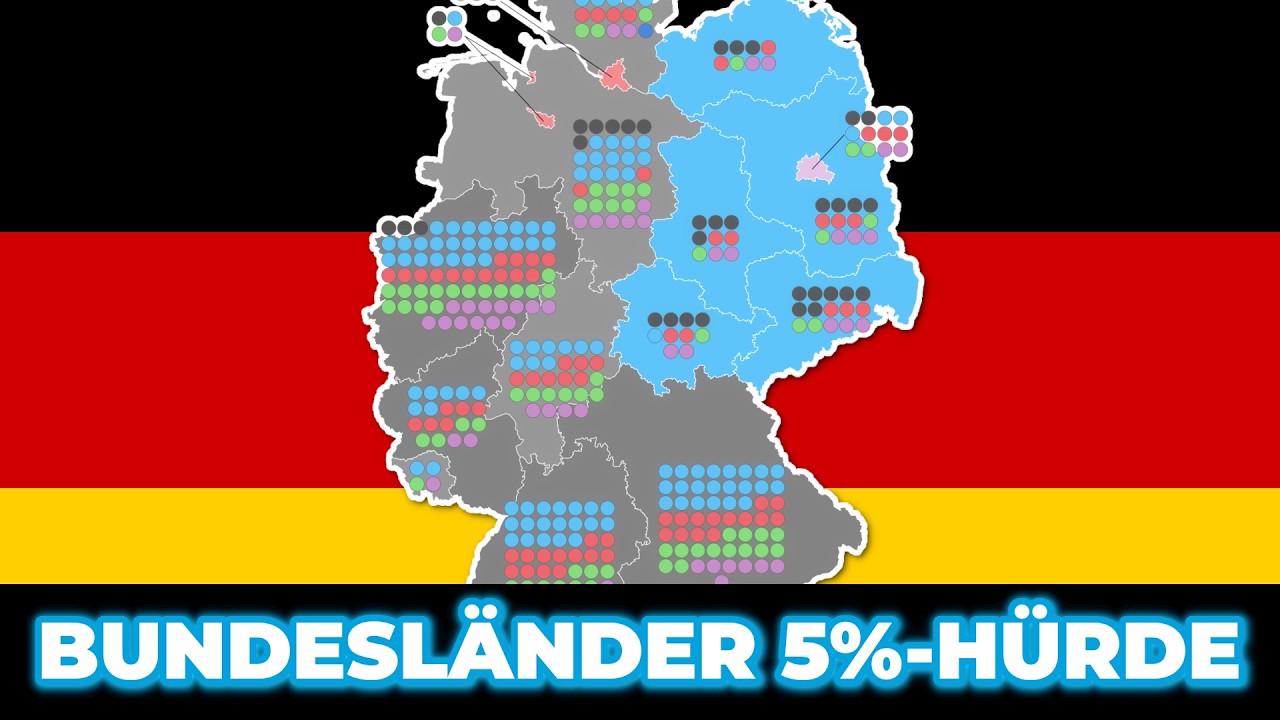 Bundestag, aber jedes Bundesland hat eine eigene 5% Hürde