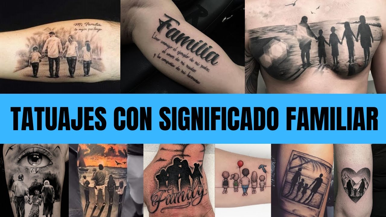¿AMOR A LA FAMILIA? /Bonitos y sentimentales tatuajes de la familia/ Ideas y diseños / Golden Tattoo