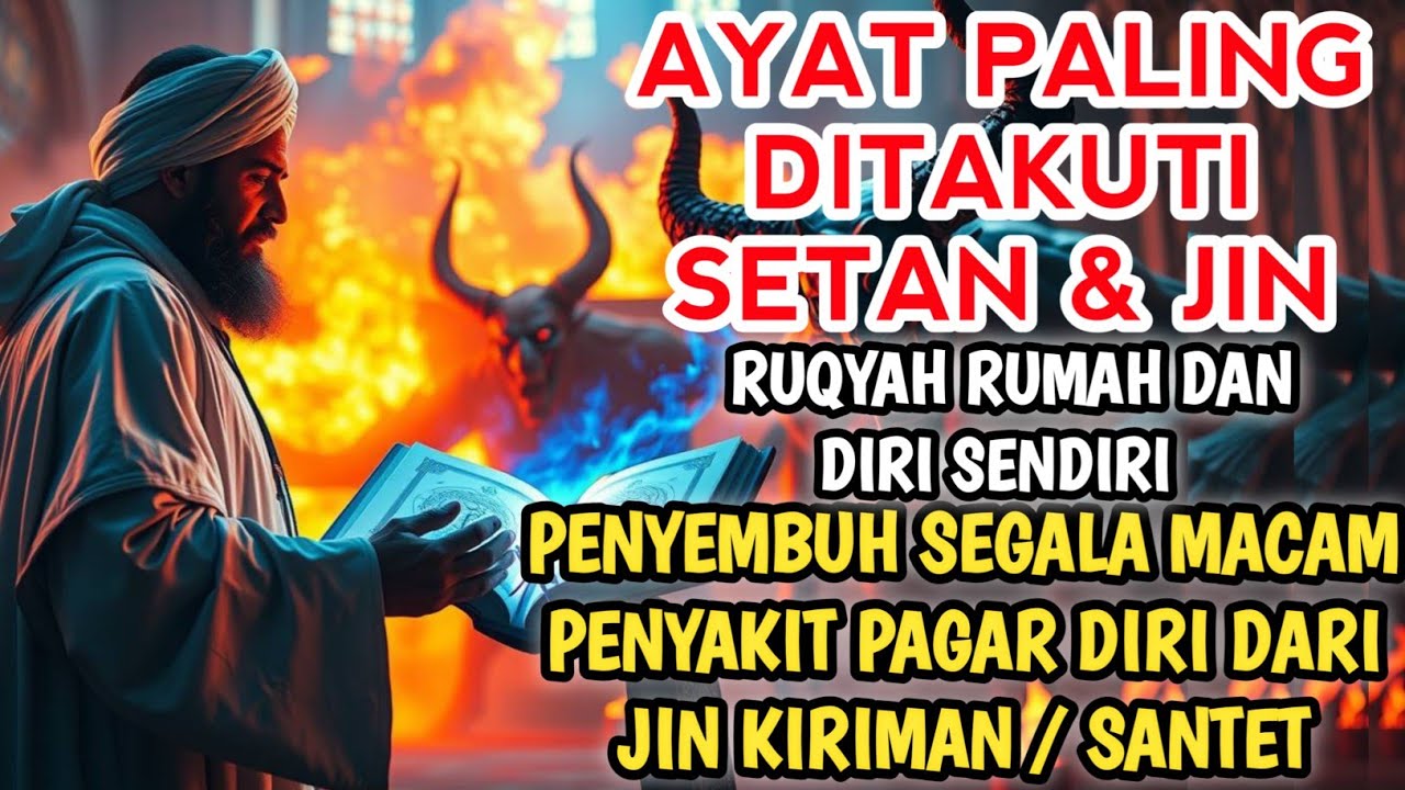 RUQYAH RUMAH PENGUSIR JIN, SETAN & SIHIR DI RUMAH & TUBUH, PENENANG HATI & PIKIRAN | ALAA AQEL