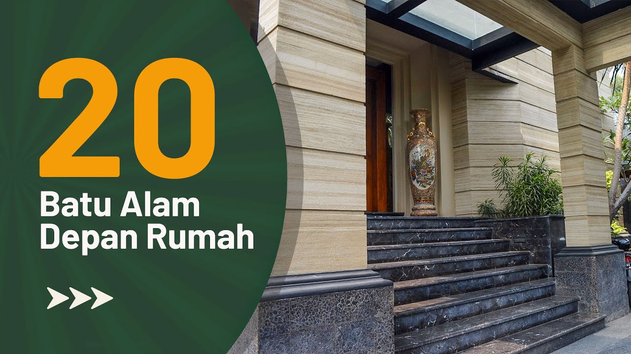 [Contoh Pasang] 20 Dinding Bagian Depan Rumah | BATUALAMJAKARTA