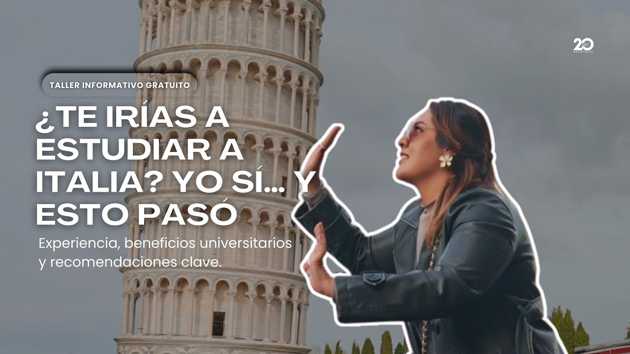 ✨ ¿Te irías a estudiar a Italia?