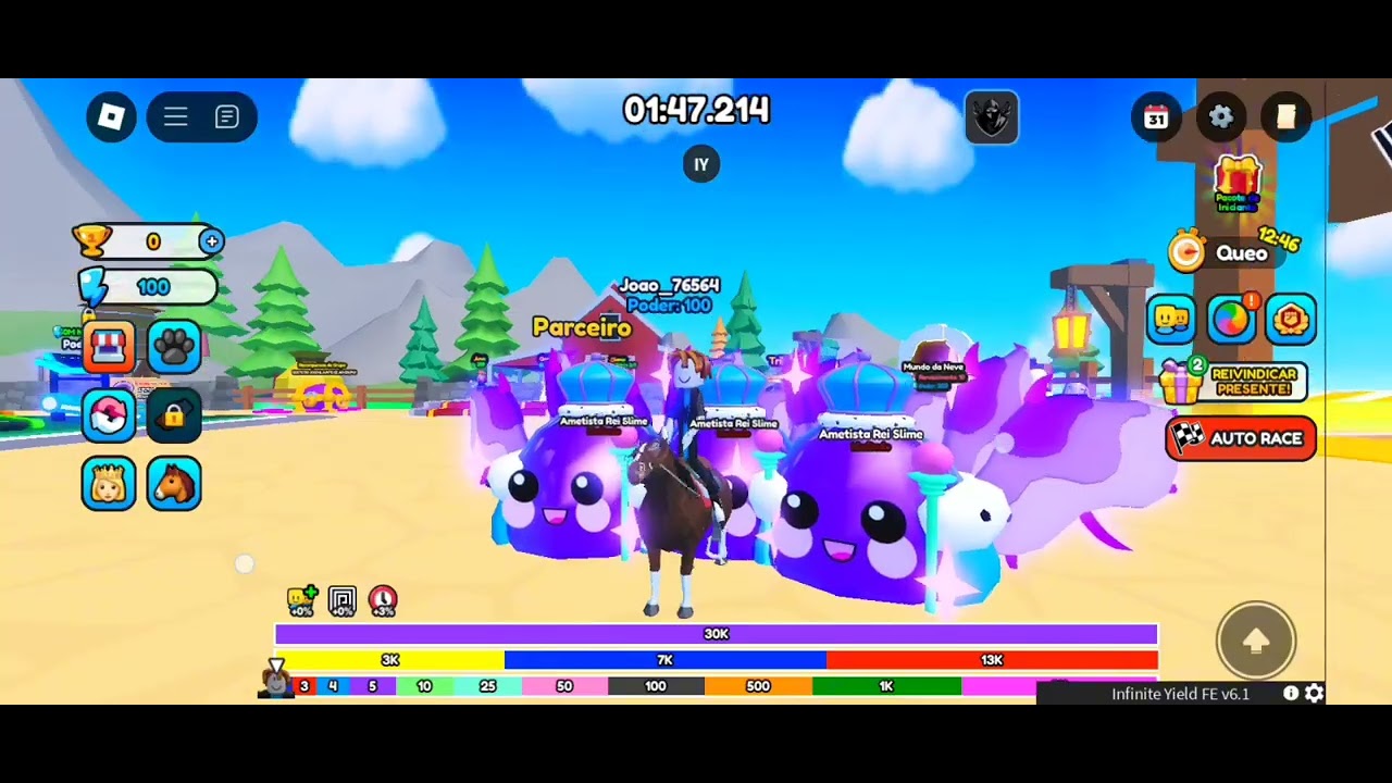 Horse Race script inf PETS