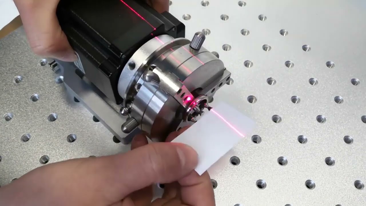 Fiber Laser Engraver D69 Rotary Setting for Ring Marking丨Jewelry Rings Marking Rotary Attachment