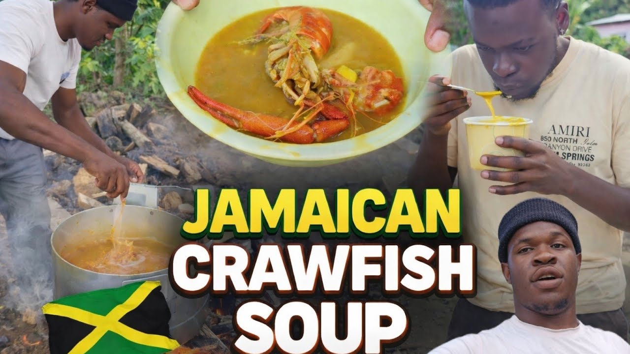 They keep fighting while we rising REAL AUTHENTIC JAMAICAN CRAW FISH SOUP OUTDOOR COOKING