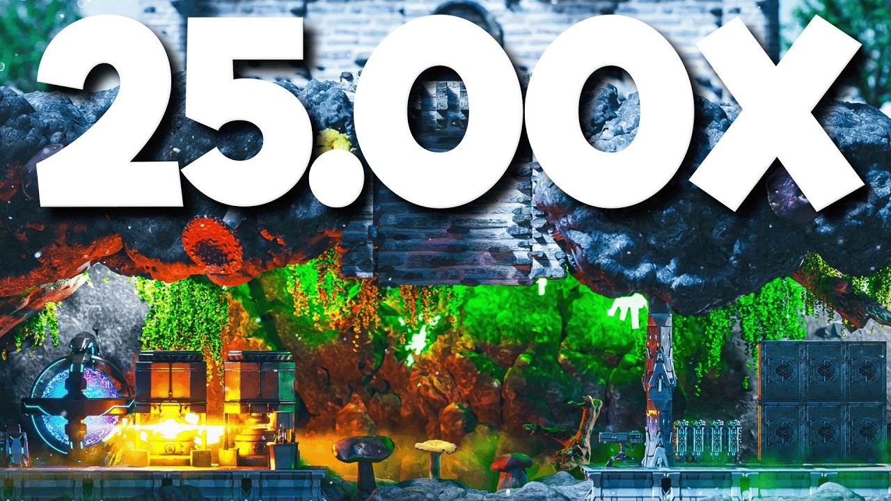 We Spent 14 Days Surviving On An ARK 25X And This Is What Happened....