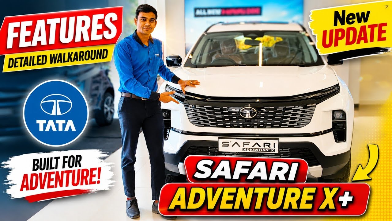 Discover the Tata Safari Adventure X+ 2025: A Complete Guide NEW features 🚗