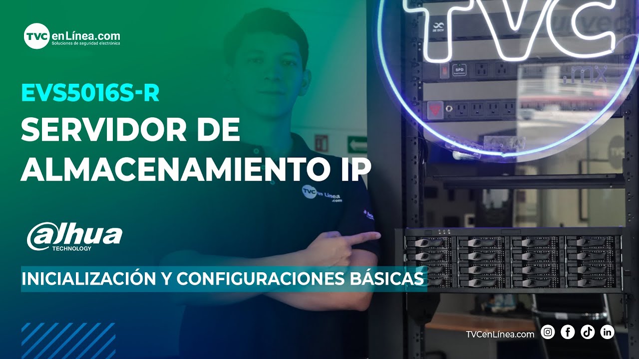 Dahua | Inicialización y configuración de un servidor de almacenamiento EVS5016S-R