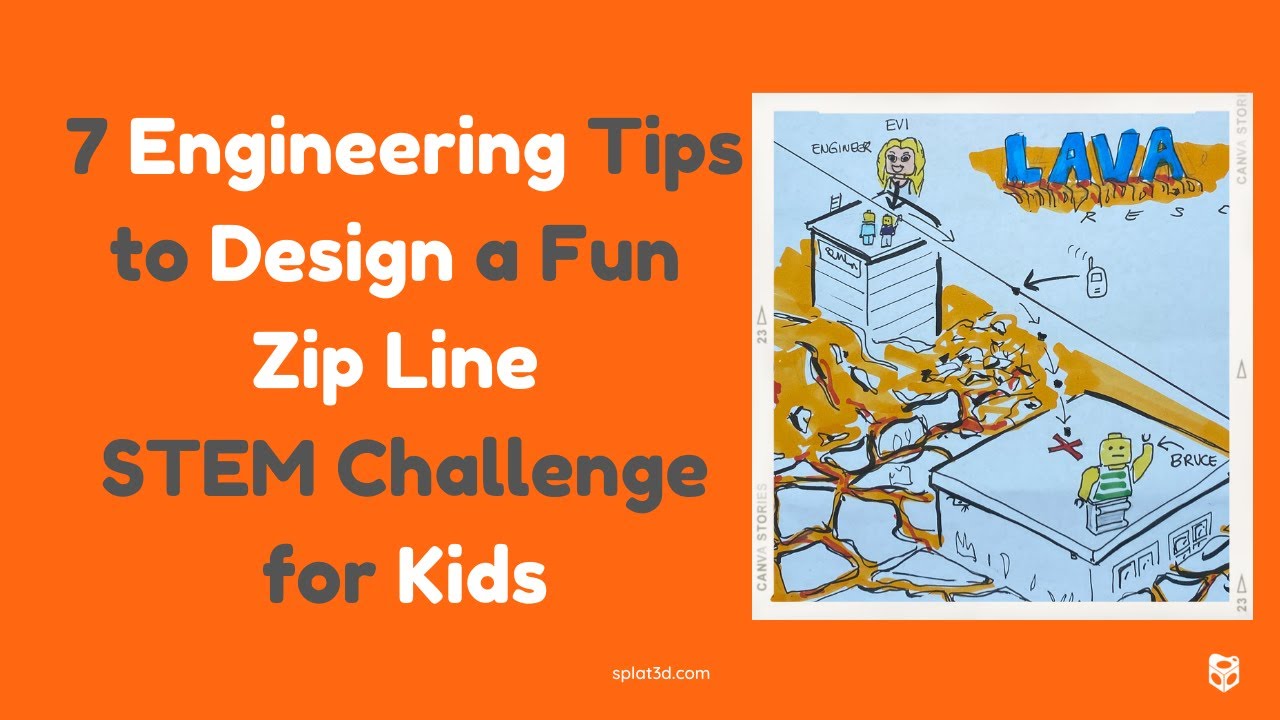 7 Engineering Tips to Design a Fun Zip Line STEM Activity for Kids