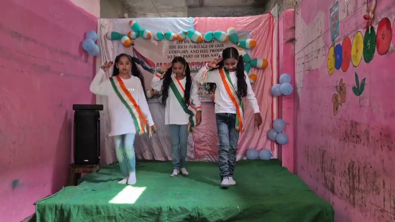Aamena school noori chowk republic day 6th class dance performance 😄⚡