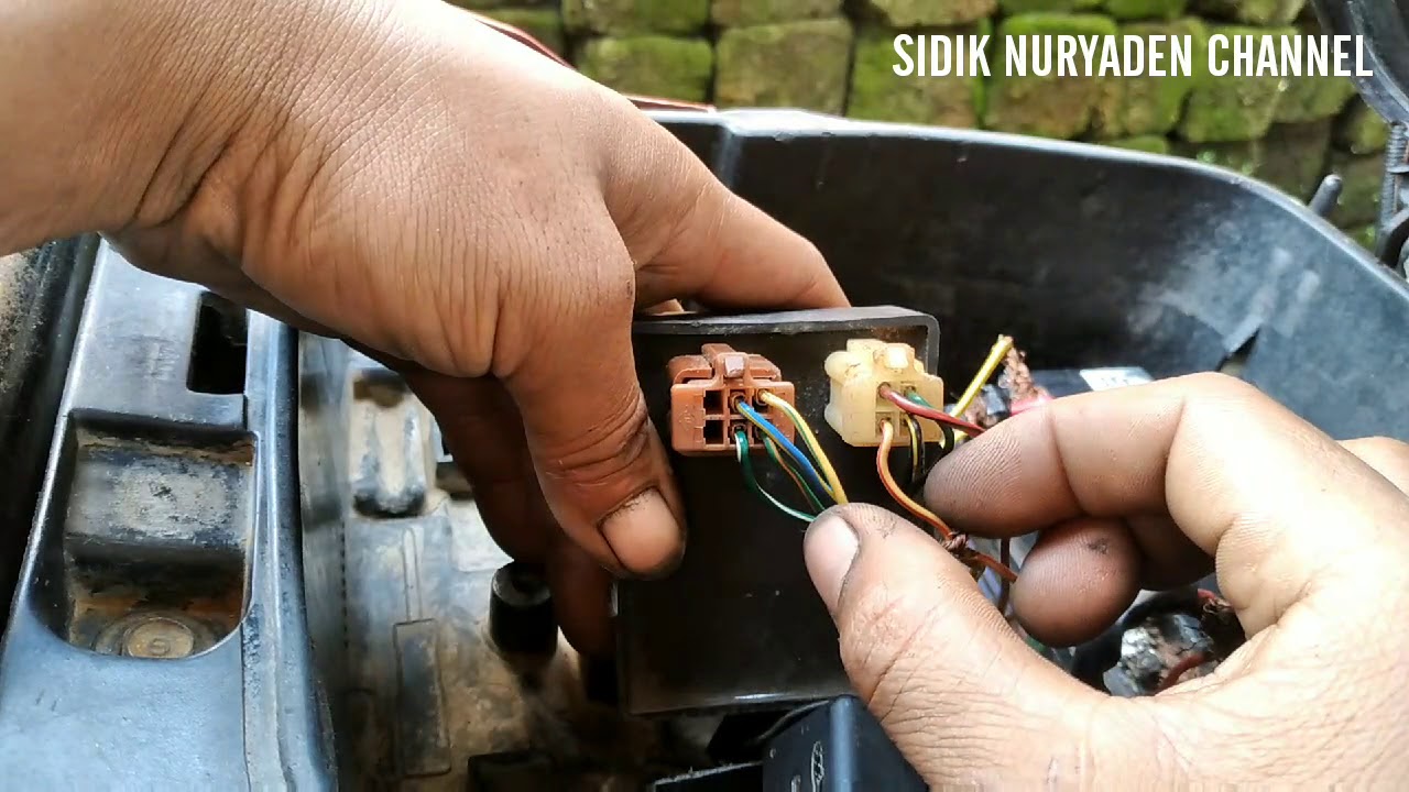 Jalur Dan Fungsi Warna Kabel CDI Motor Honda Beat Karbu.