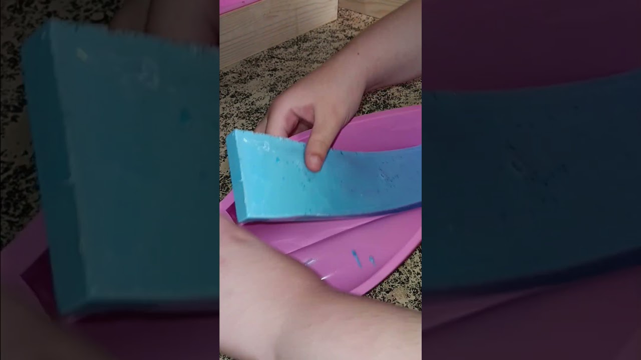 Soap Unmolding ASMR #asmr #unmolding #soap #soapmaking #soapasmr #soapunmolding #satisfying