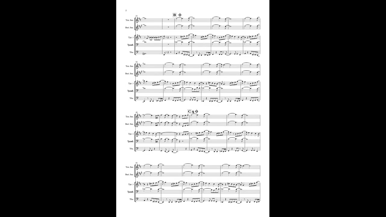Lucky Chops - Miami transcription FA