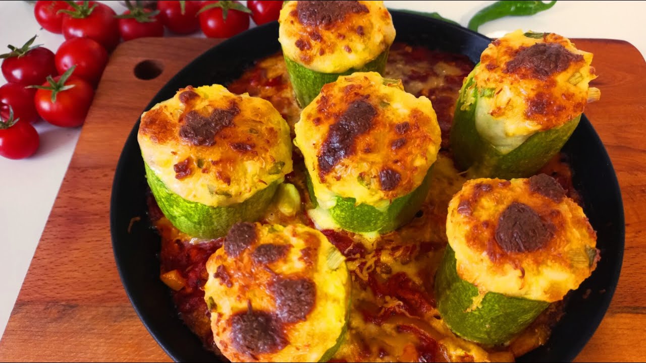The stuffed zucchini that drives everyone crazy :The best way to cook stuffed zucchini ! zucchini