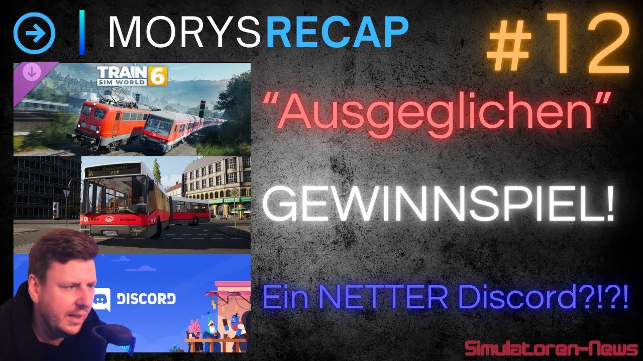 #12 | Verlosung von Simulatoren News und ViewApp | Simulatoren-Releases | MorysRecap