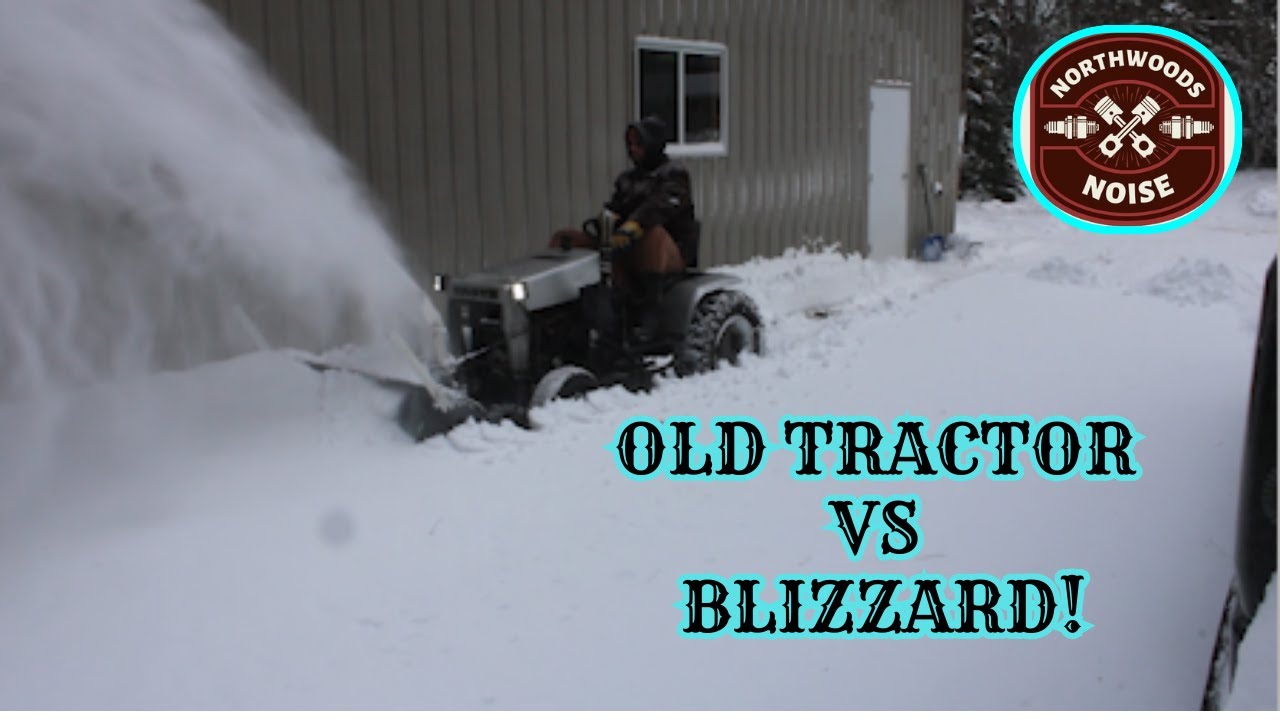 First Blizzard of 2024! Tractor repairs, snow removal, snowmobiles. Some needed time in the shop.