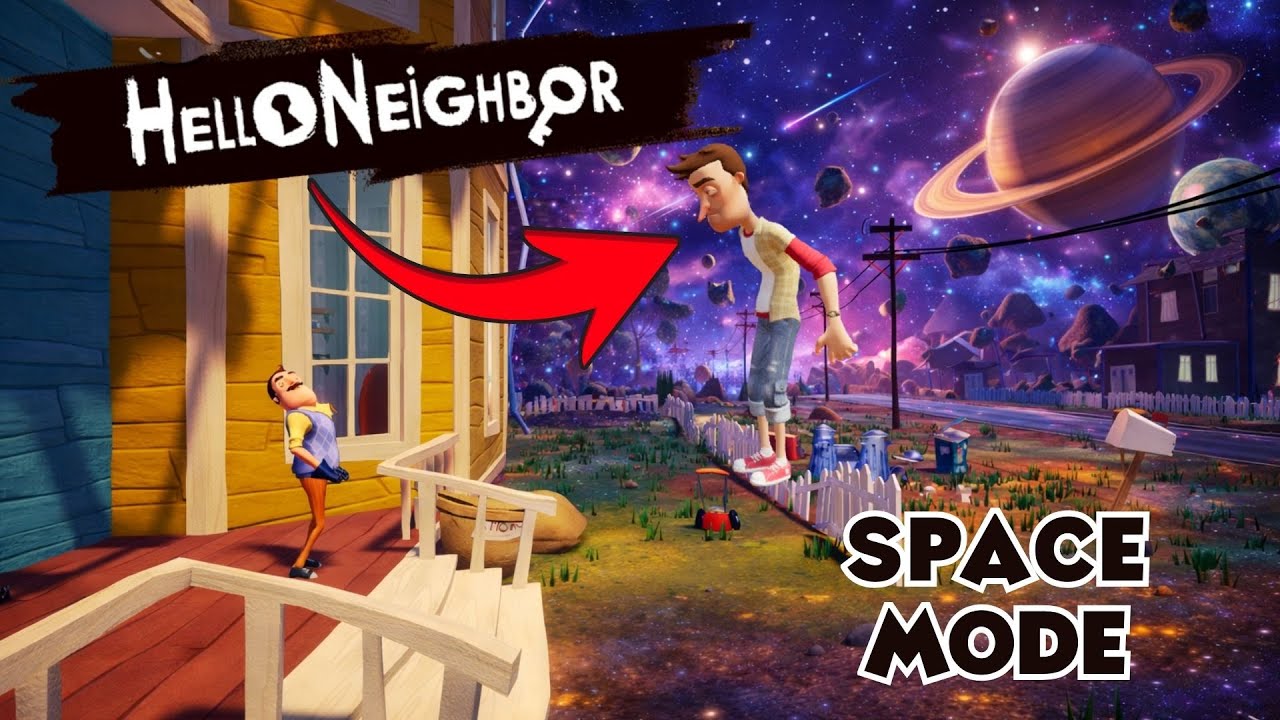 Я играл в HELLO NEIGHBOR в космическом режиме! (Полная версия игры)
