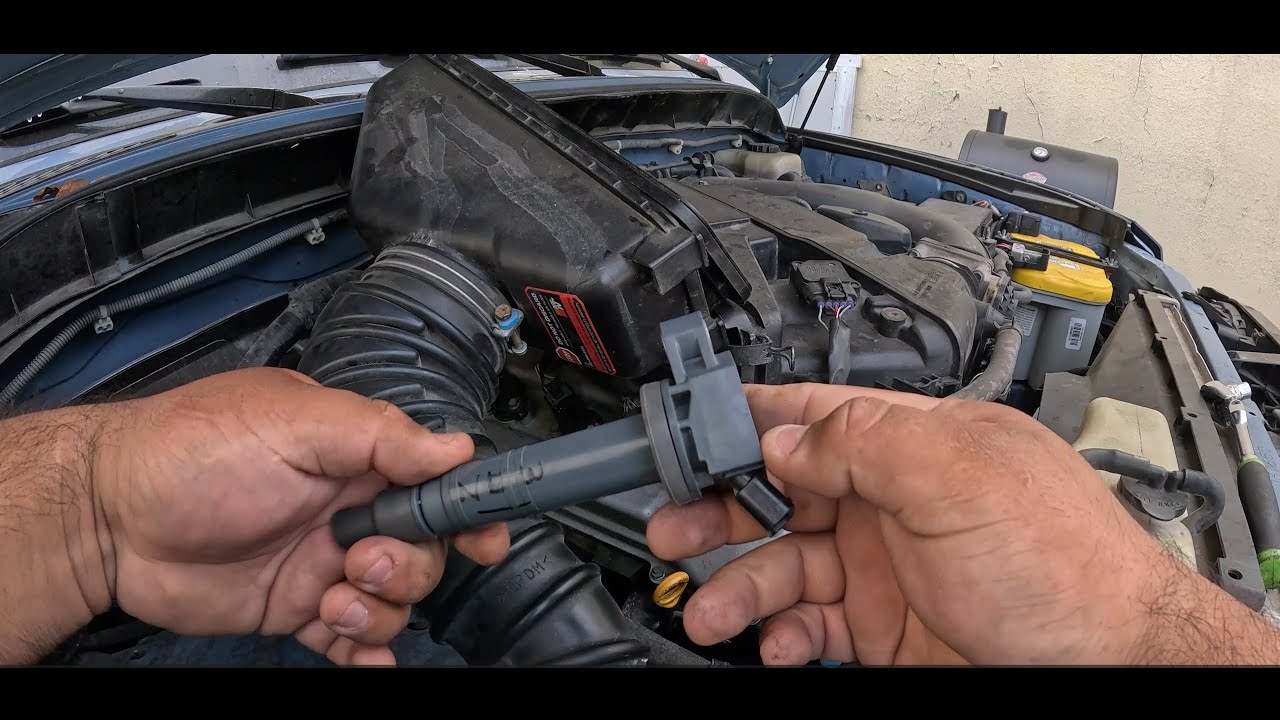 Toyota FJ Cruiser (Dino) with a failing coil pack. 1GRFE . Check engine flashing with code P0301