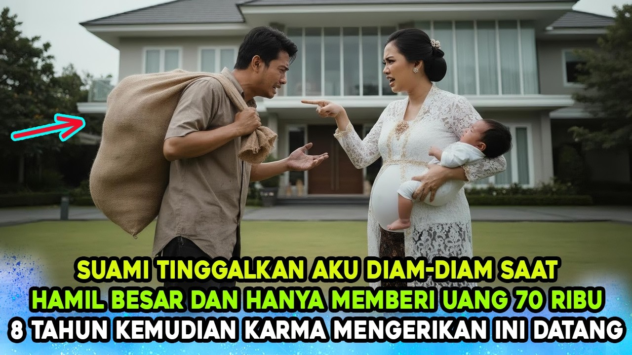 DI TINGGAL SUAMI SAAT HAMIL BESAR 8 TAHUN KEMUDIAN KARMA MENGERIKAN INI DATANG !!