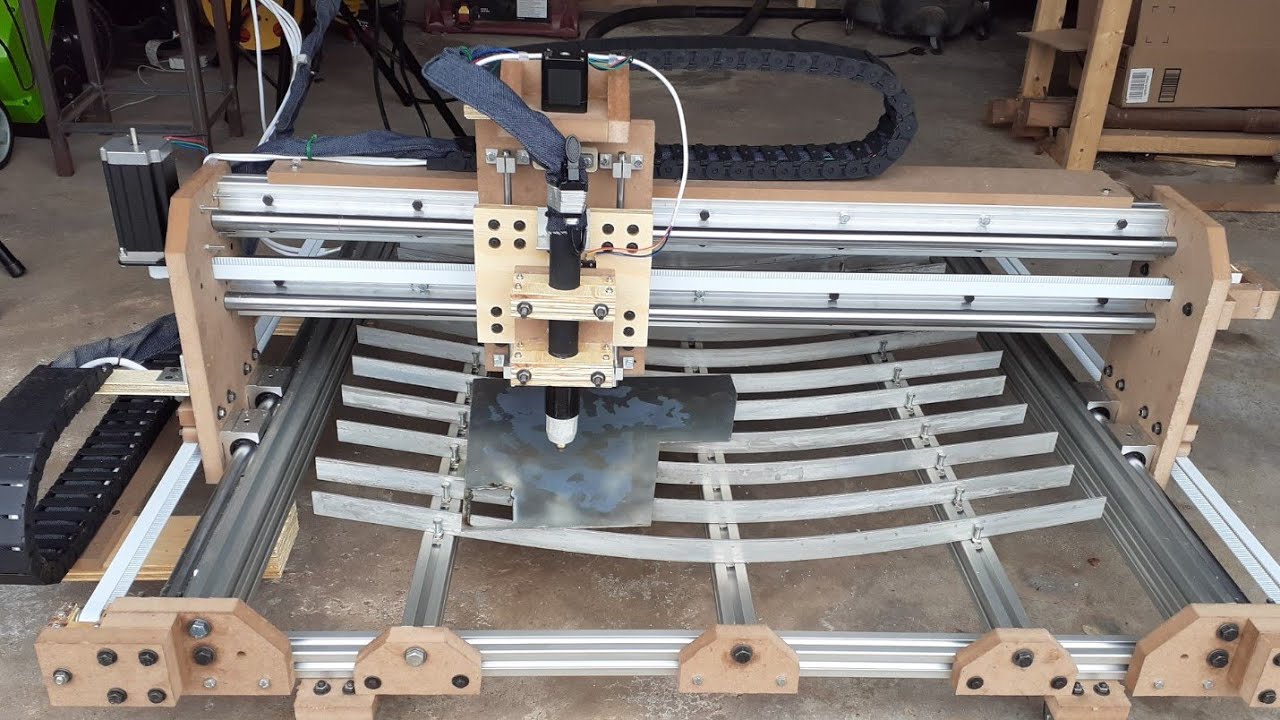 CNC Plasma table - P4 - Wiring, floating head (no THC), torch relay (Mach3, SheetCam) - 1st cuts