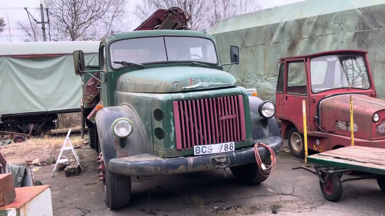 Volvo Titan N 88-48 T från 1966. Nynäshamns järnvägsmuseum