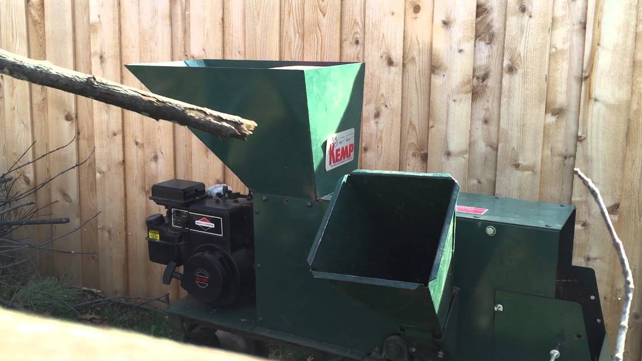 Kemp wood chipper, mulcher