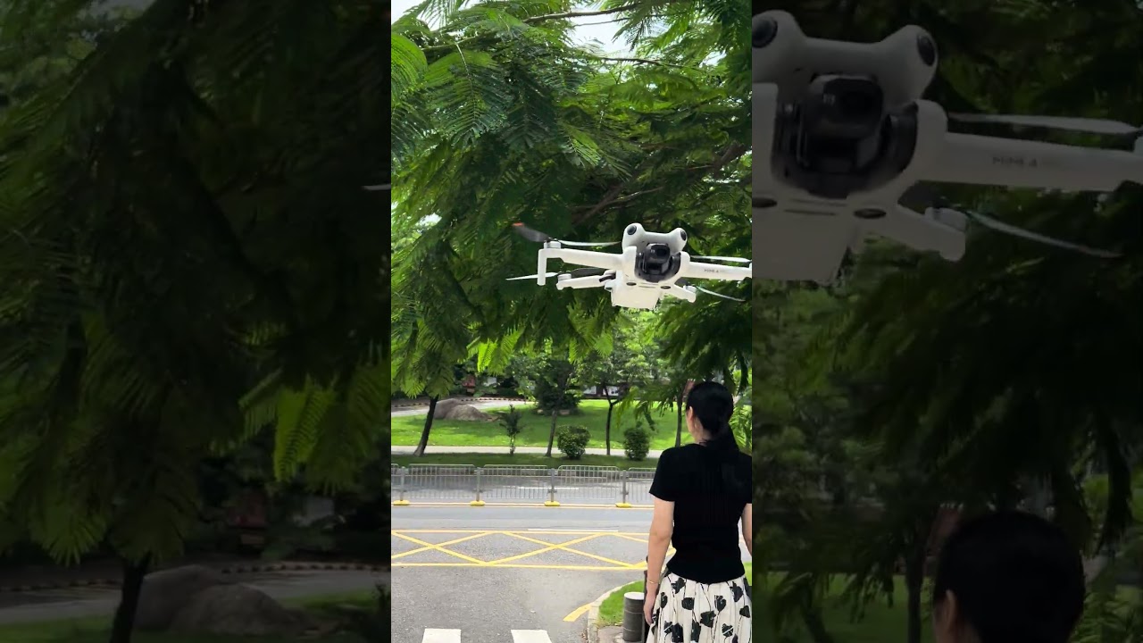 DJI drones are so stable in the air, they do not move or shake - DJI MINI 4 PRO