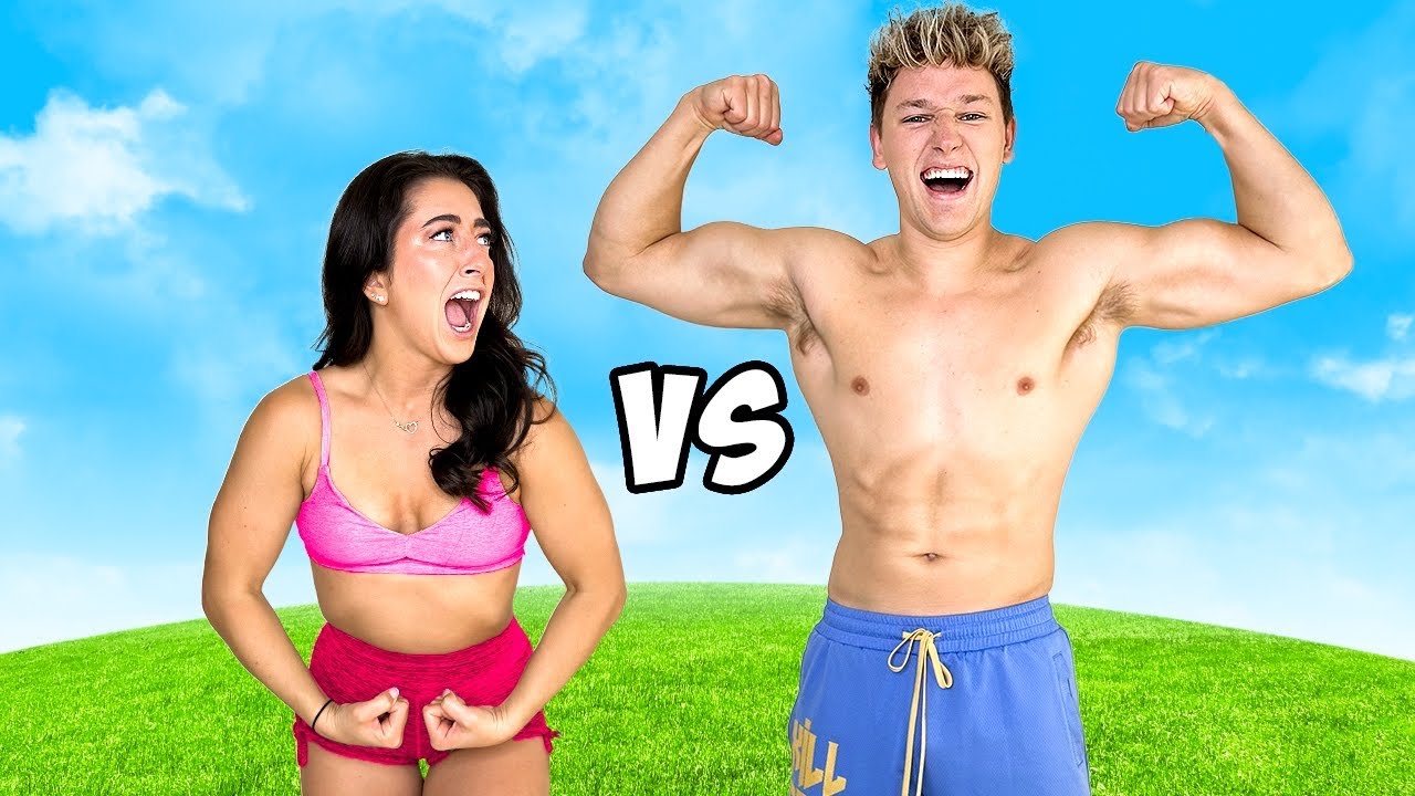 BOYFRIEND vs GIRLFRIEND Extreme Gymnastics Challenge!
