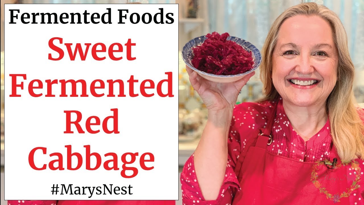 Pickled Red Cabbage Recipe - How to Make Sweet Fermented Red Cabbage