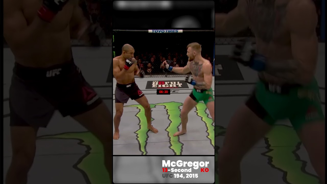 MCGREGOR KO In 13 SECONDS 🕙🔥🥊🤯 #shorts