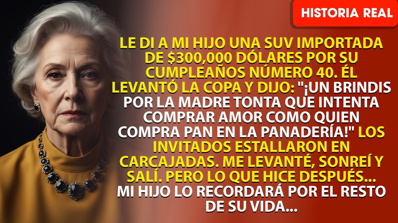 Le di a mi hijo un coche de $300,000. Me humilló frente a todos, pero lo que hice después lo sorpren