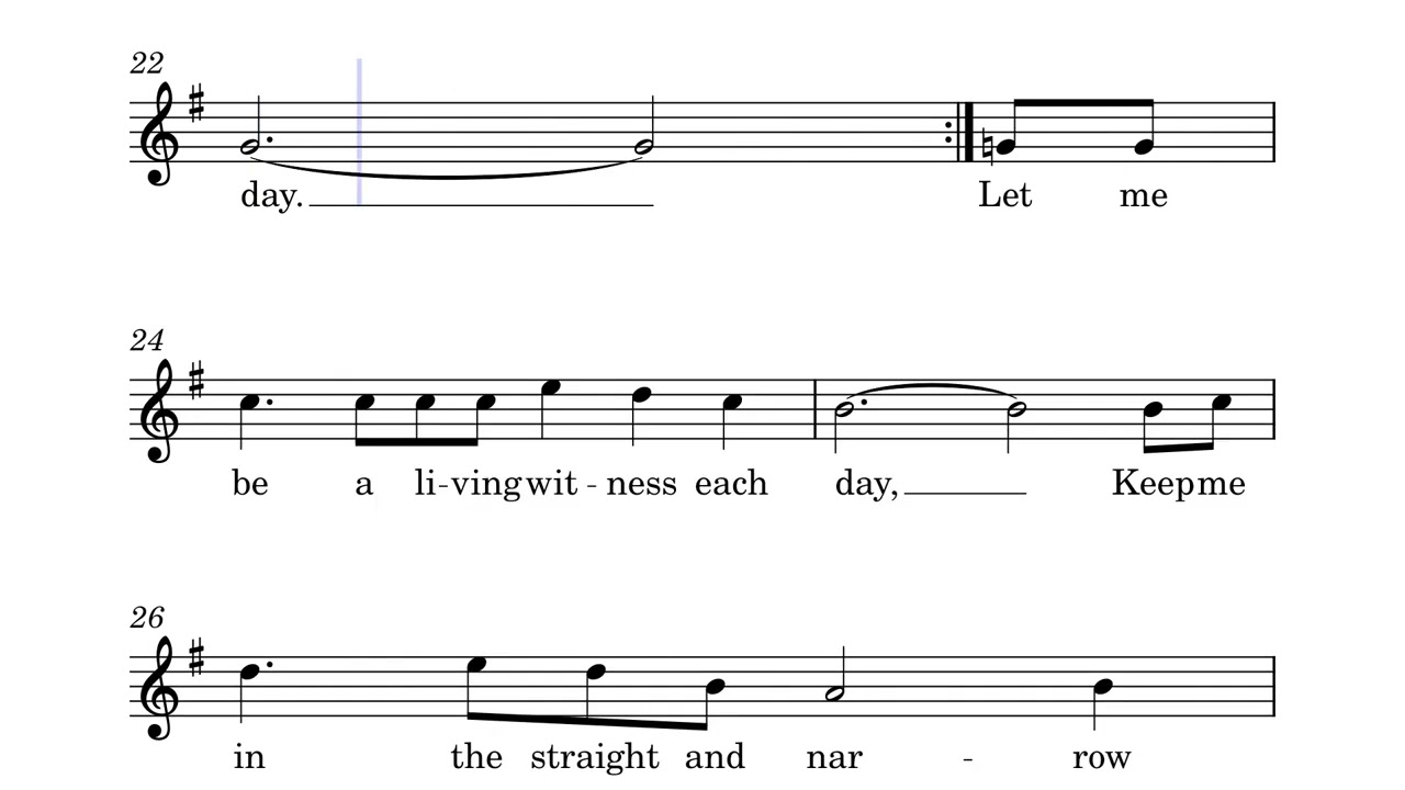 Let Me Be a Living Witness by Audrey H. Graham & Rev. Rupert Cravens- (Soprano)