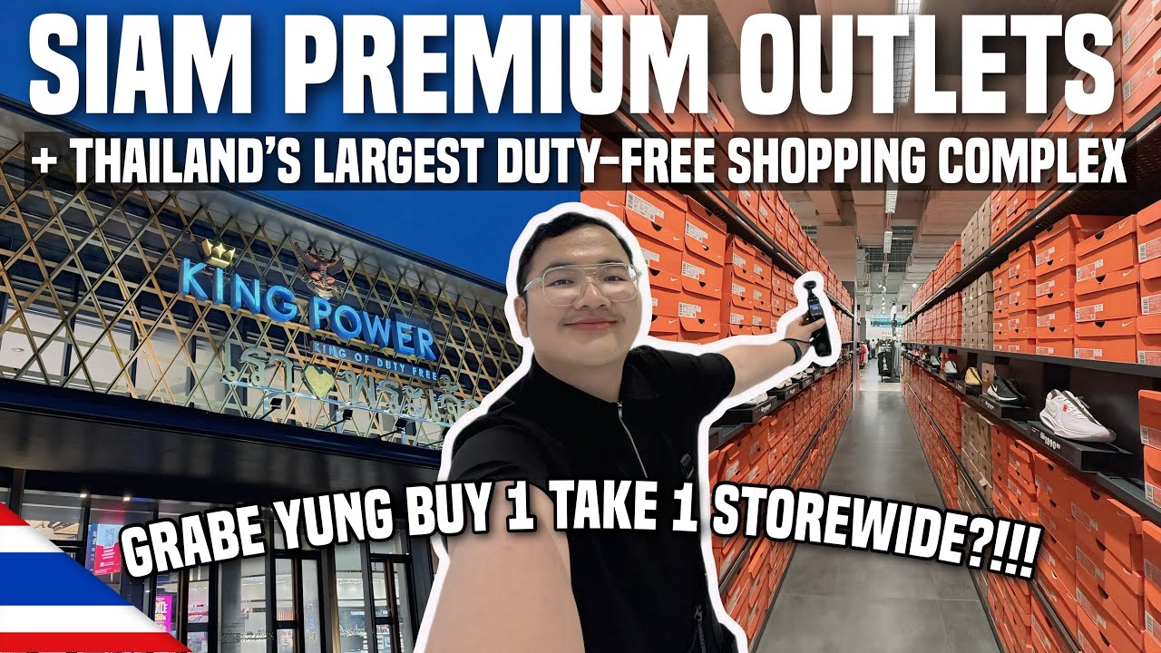 INSIDE Thailand’s BIGGEST Duty-Free Shopping Complex + SIAM PREMIUM OUTLETS Tour 🇹🇭 | Ivan de Guzman