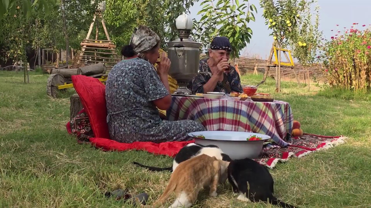 Natural Food Cooking in Village / Farm to Table Recipes / Off-Grid Living Family