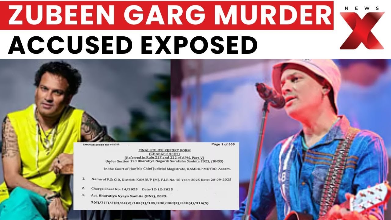 Exclusive: Zubeen Garg Death Chargesheet Reveals Murder, Conspiracy & Shocking Allegations | NewsX