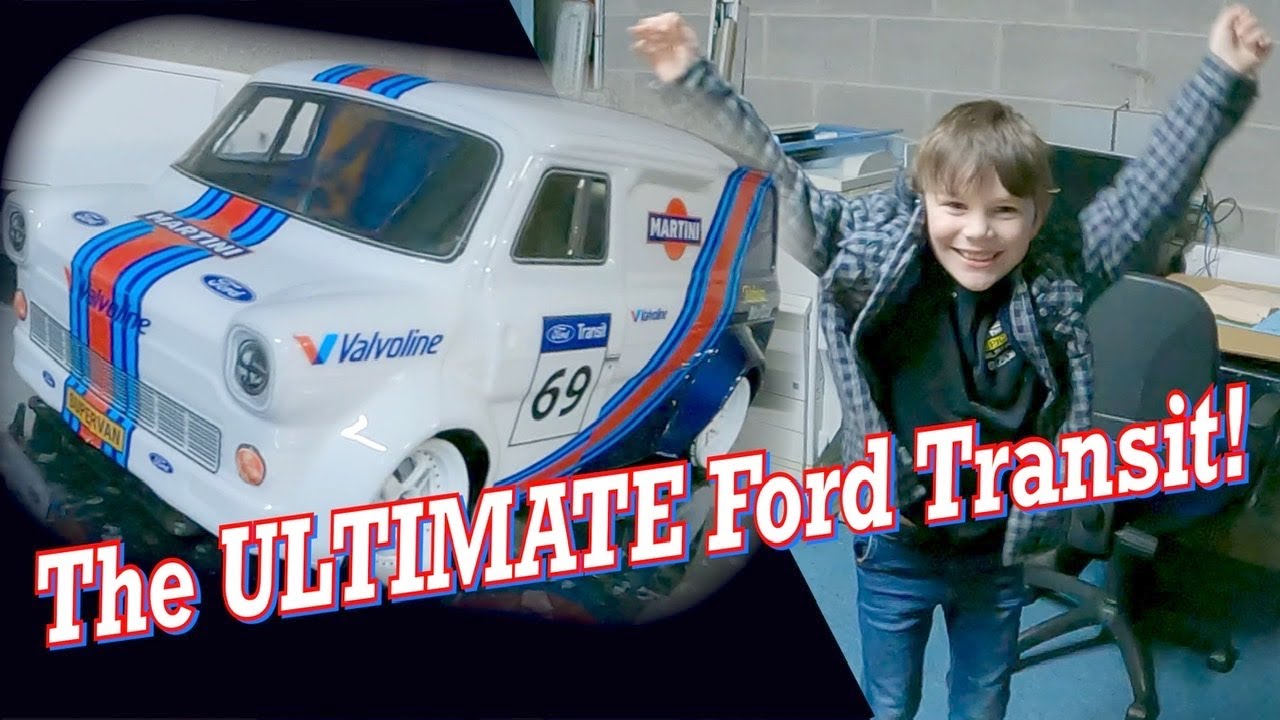 The ULTIMATE Retro RC Ford Transit DRIFTING!! MST FXX Chassis