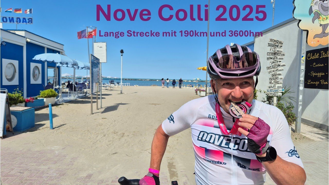 Nove Colli 2025 - Lange Strecke mit 190km und 3600hm