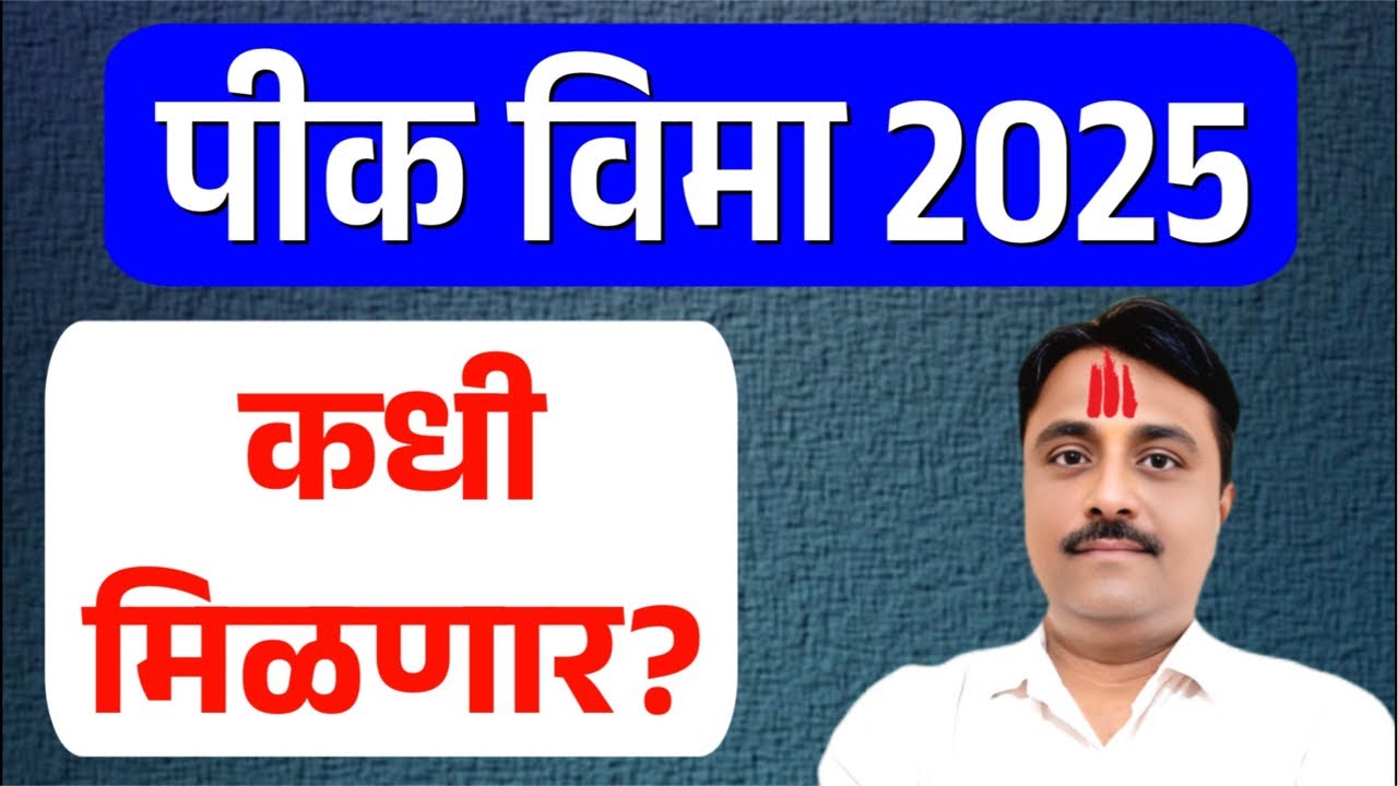 पिक विमा कधी मिळणार | pik vima 2025 #pikvima