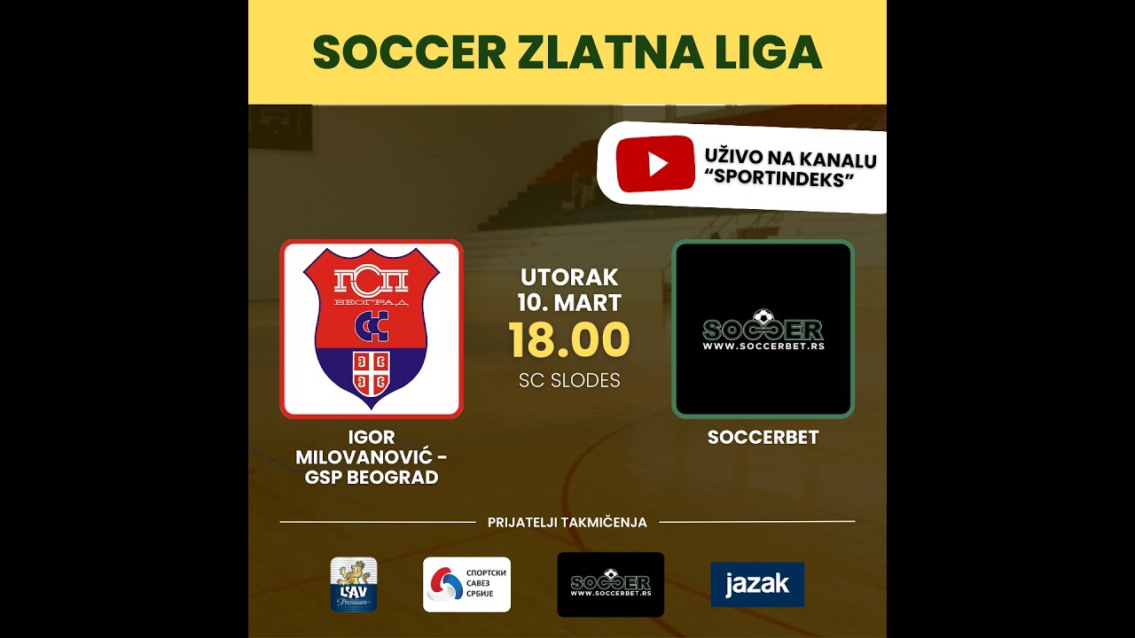 Igor Milovanović-GSP Beograd - Soccerbet (Soccer Zlatna liga | 14. kolo)