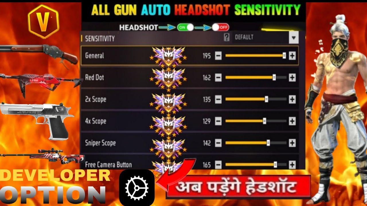 OPPO A59 5G FREE FIRE ⚙️ SENSITIVITY+DEVELOPER SETTINGS | FREE FIRE ONLY ONE TAP SETTING 
