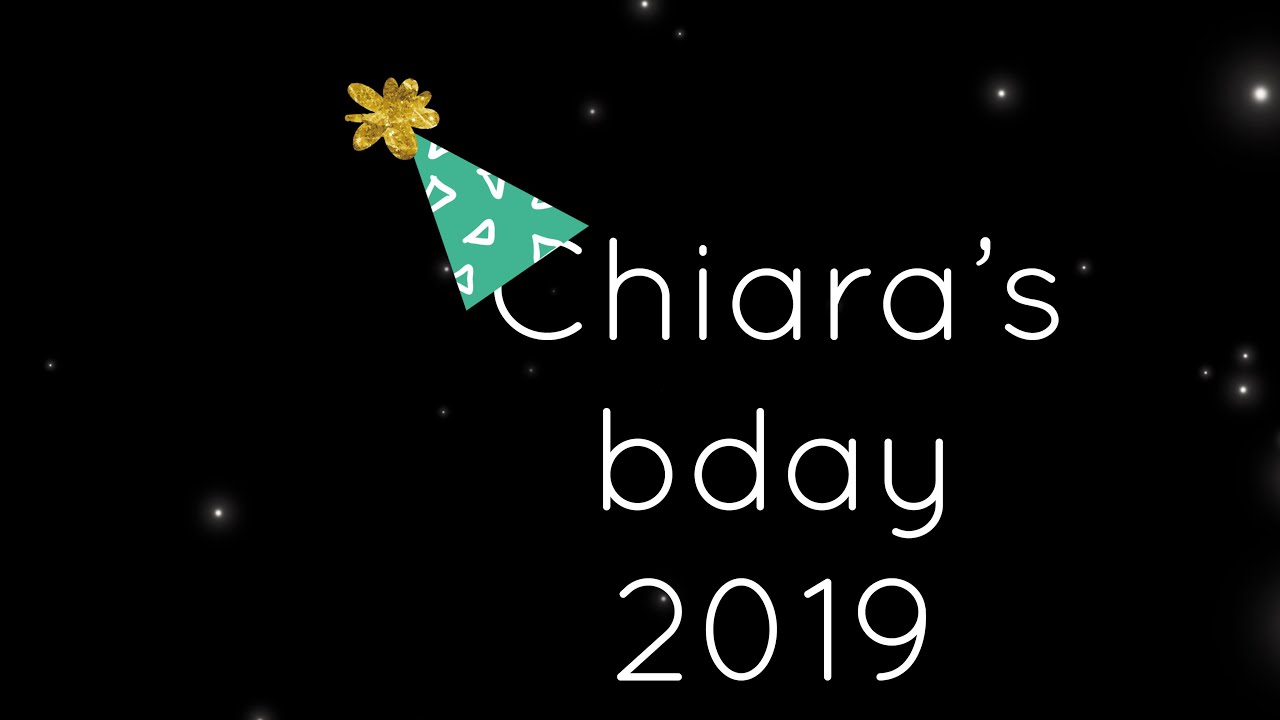 Happy bday, Chiara Civello 🎈