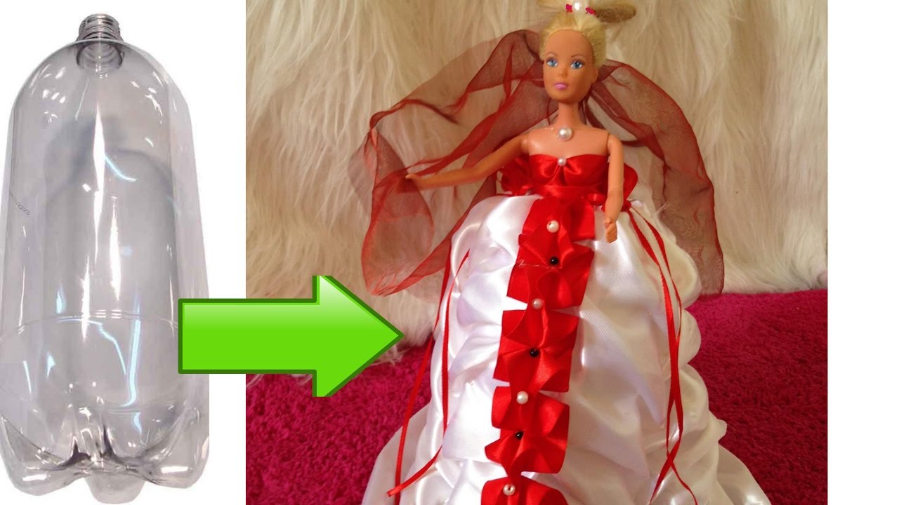Barbie doll dress from a plastic bottle?
