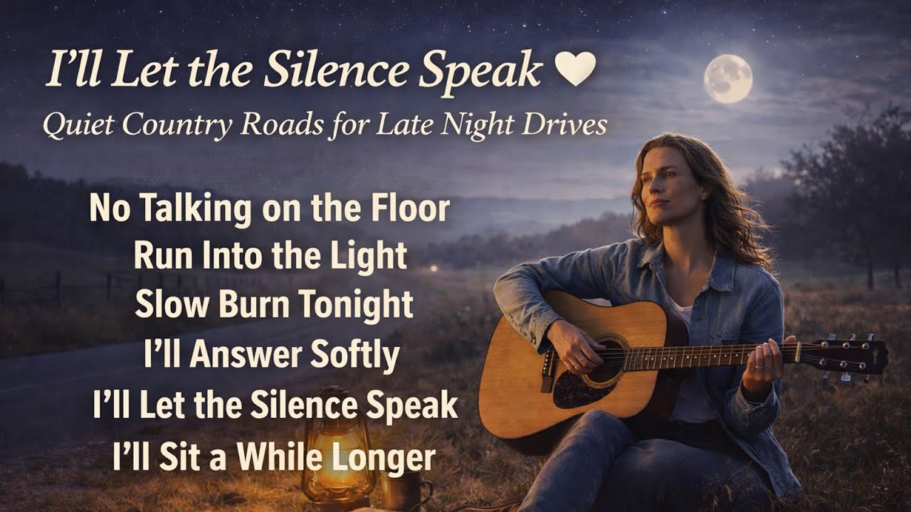 I’ll Let the Silence Speak 🤍 | Quiet Country Roads for Late Night Drives