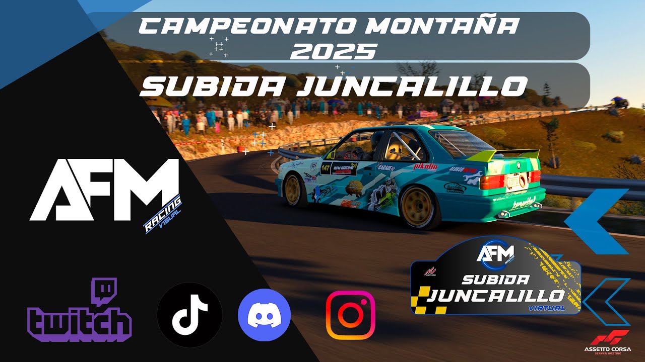 Subida Juncalillo 2025 - Virtual - AFM Racing Visual - Retransmisión Completa - Assetto Corsa